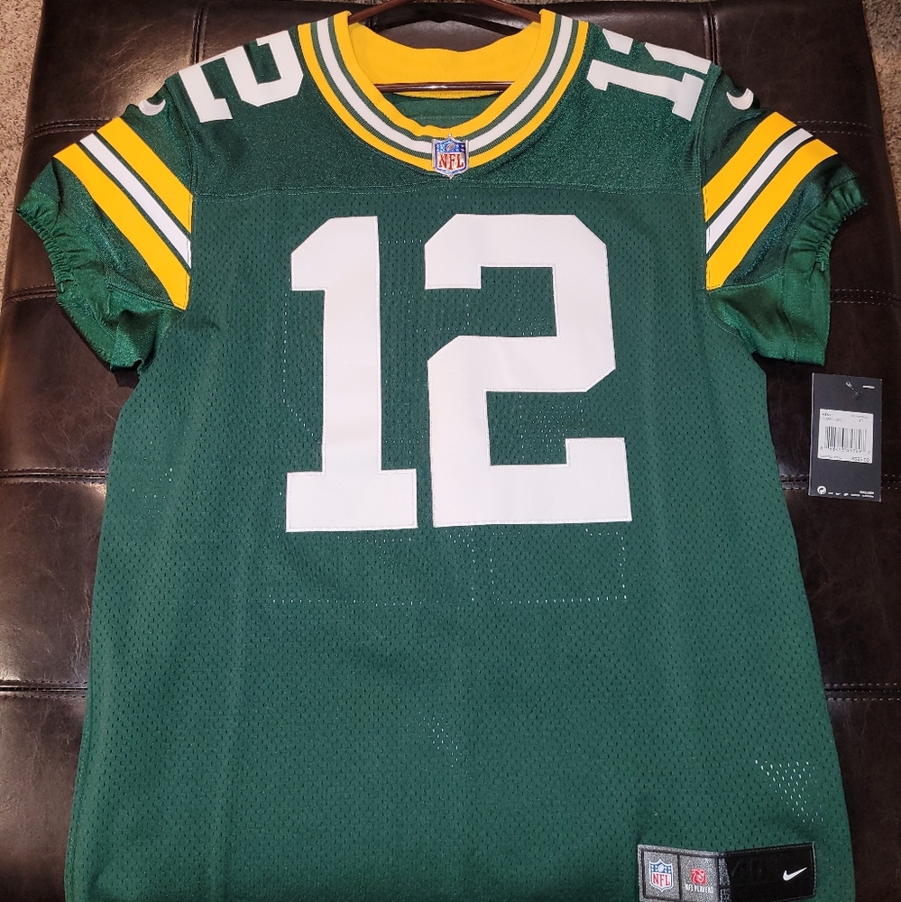 -NFL 'ELITE" 'On Field' Aaron Rodgers GBP Jersey (NFL gameday jersey)